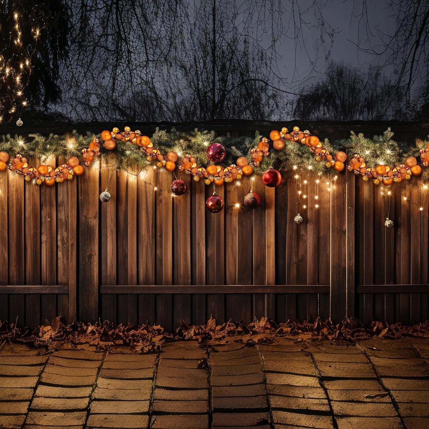 6FT Christmas Ball Garland