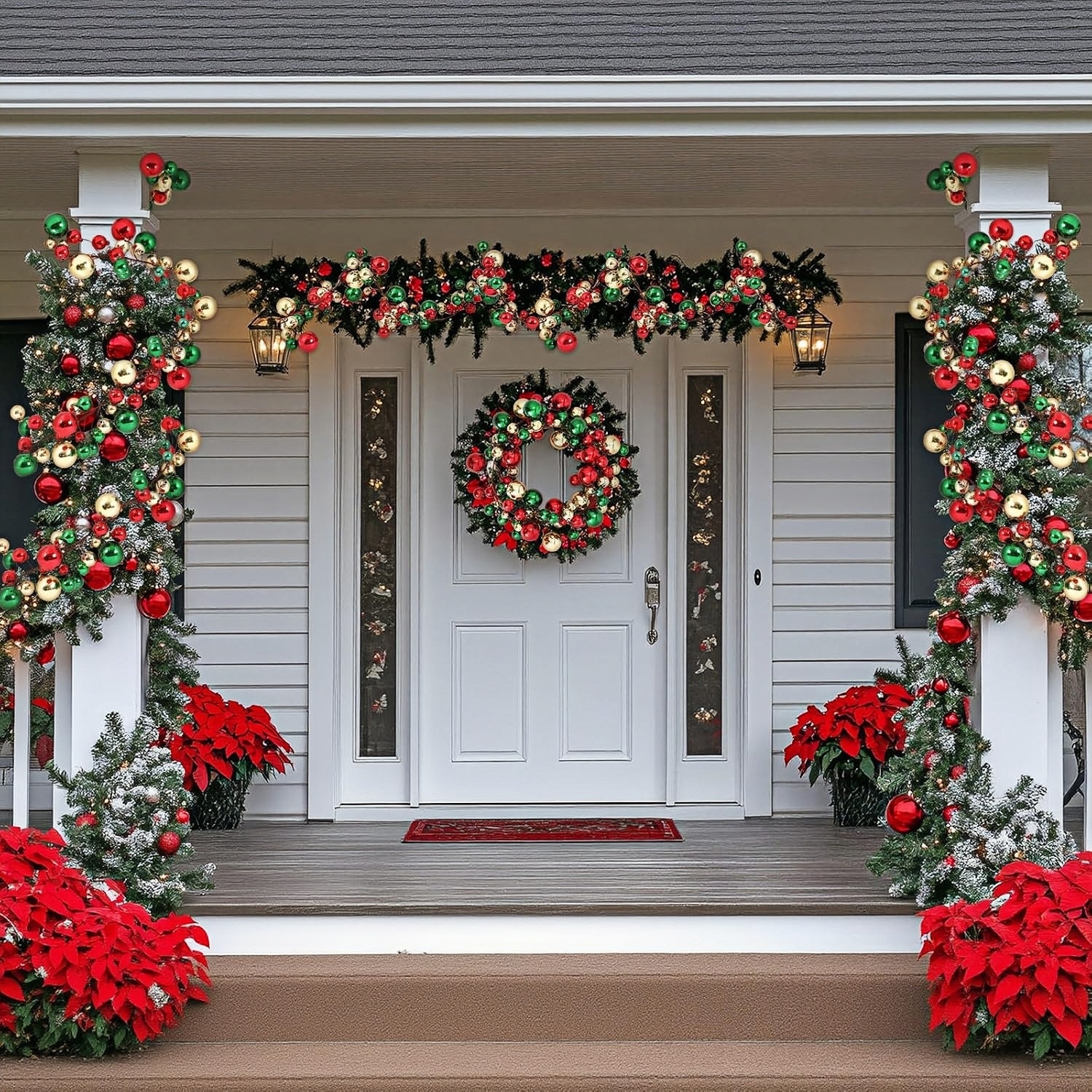 6FT Christmas Ball Garland