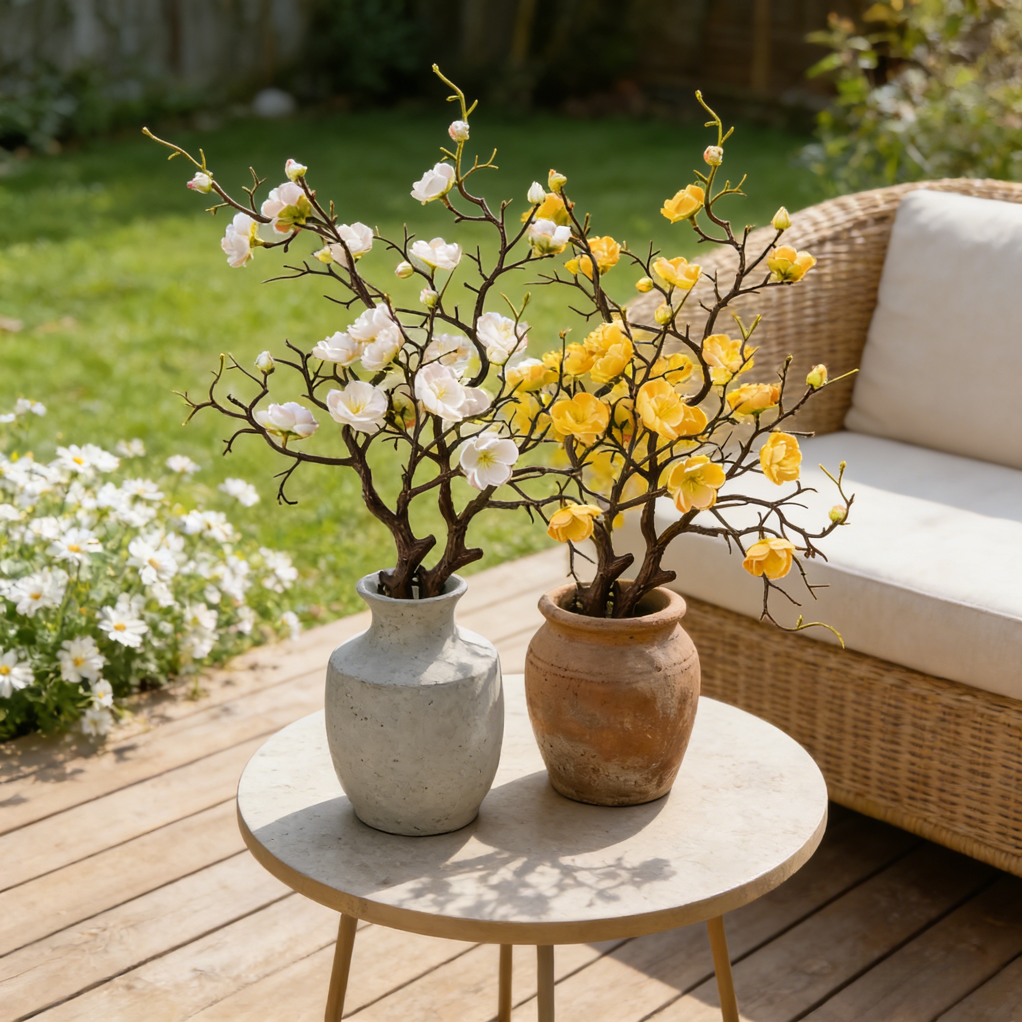 Large Artificial Plum Blossom Branches