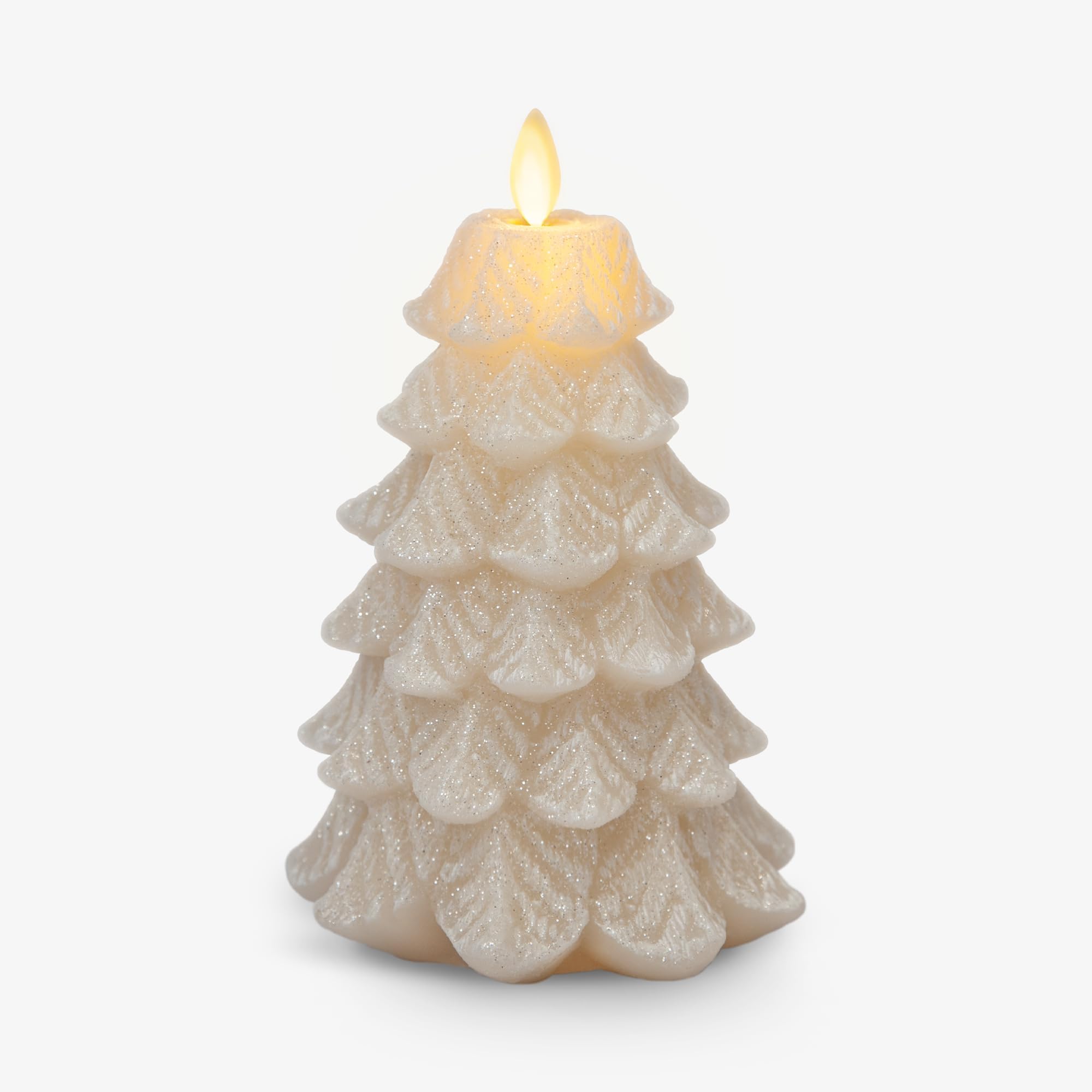 Christmas Tree Flameless Candle Moving Flame Effect LED Candle