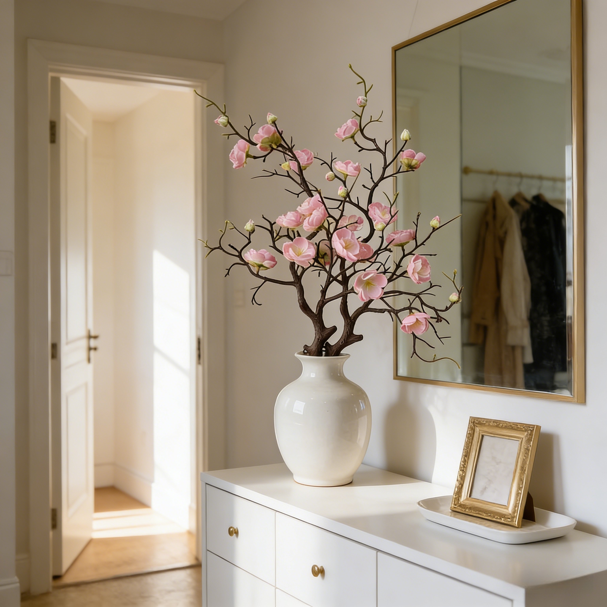Large Artificial Plum Blossom Branches