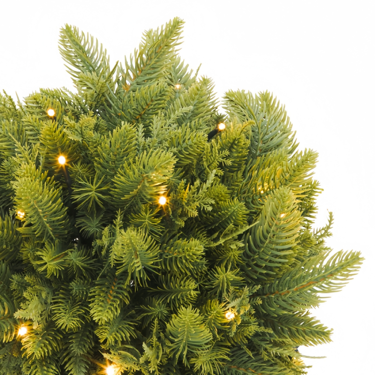 Pre-Lit Outdoor Faux Pine Kissing Ball with Timer