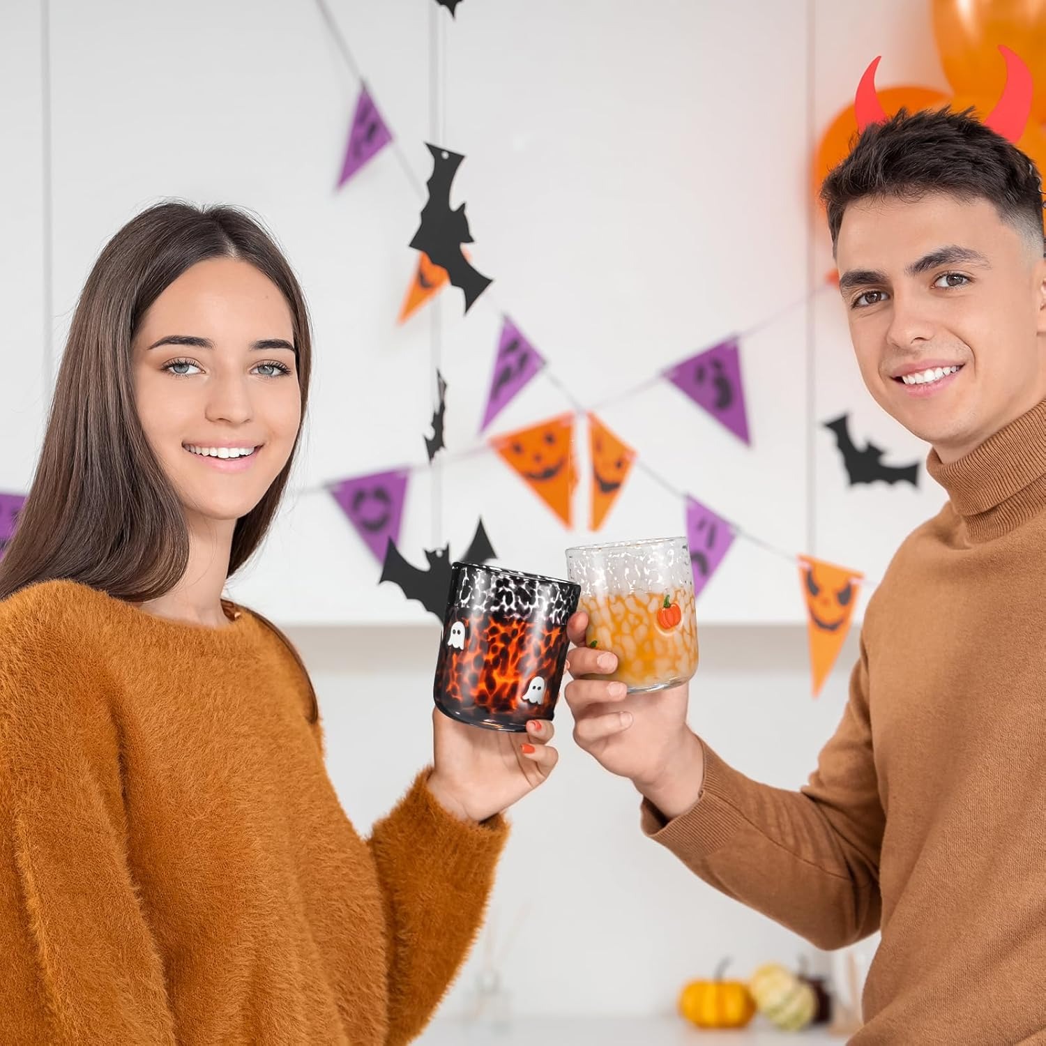 Halloween Icon Glass Cups