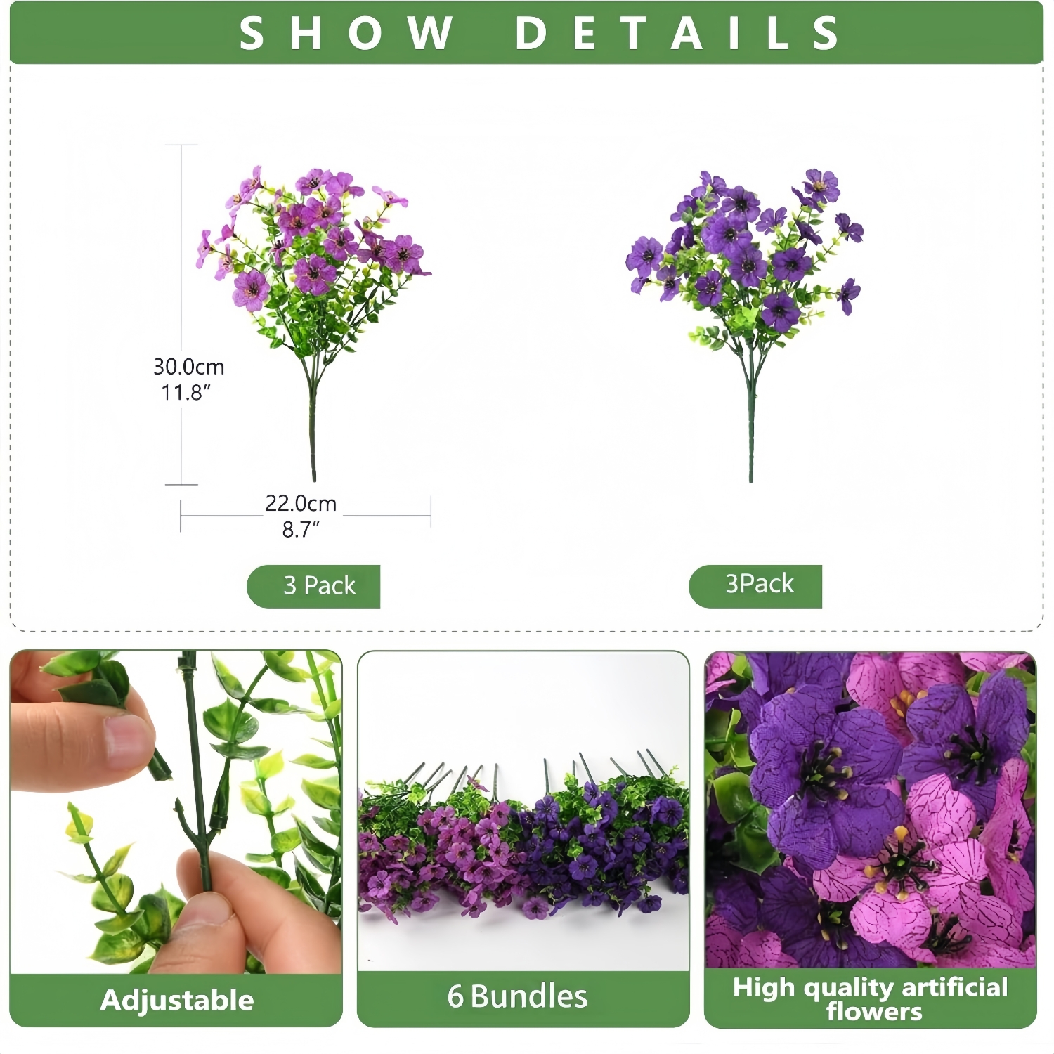 Artificial Faux Silk Daisy Flowers