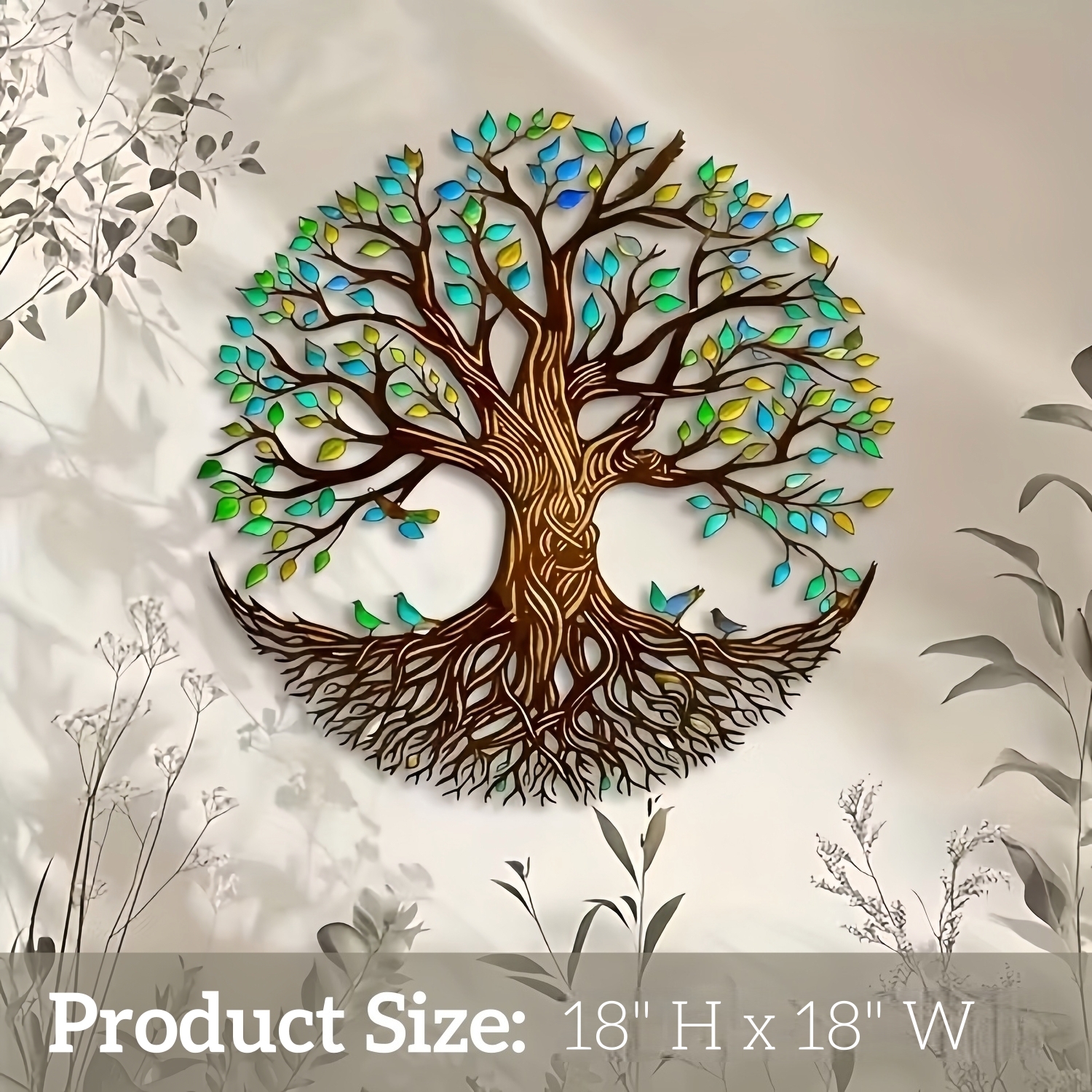 Large Tree of Life Metal Wall Art
