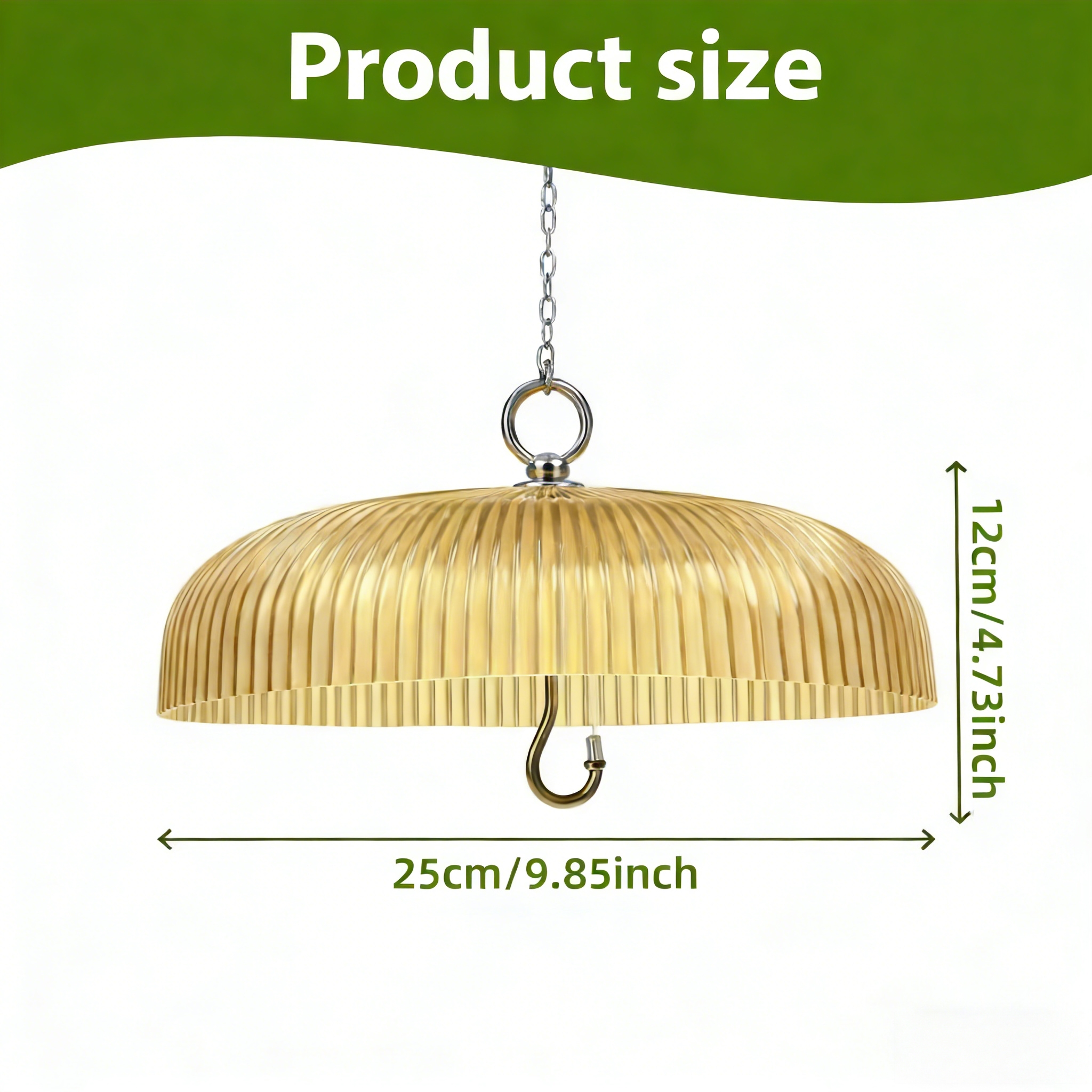 All-Weather Dome Bird Feeder Cover