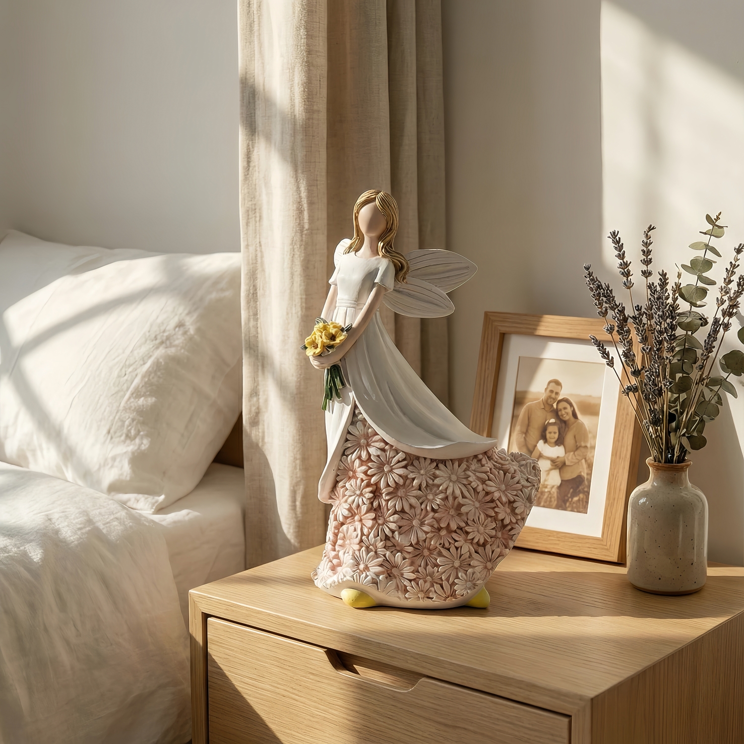 Sunflower Flower Fairy Figurine