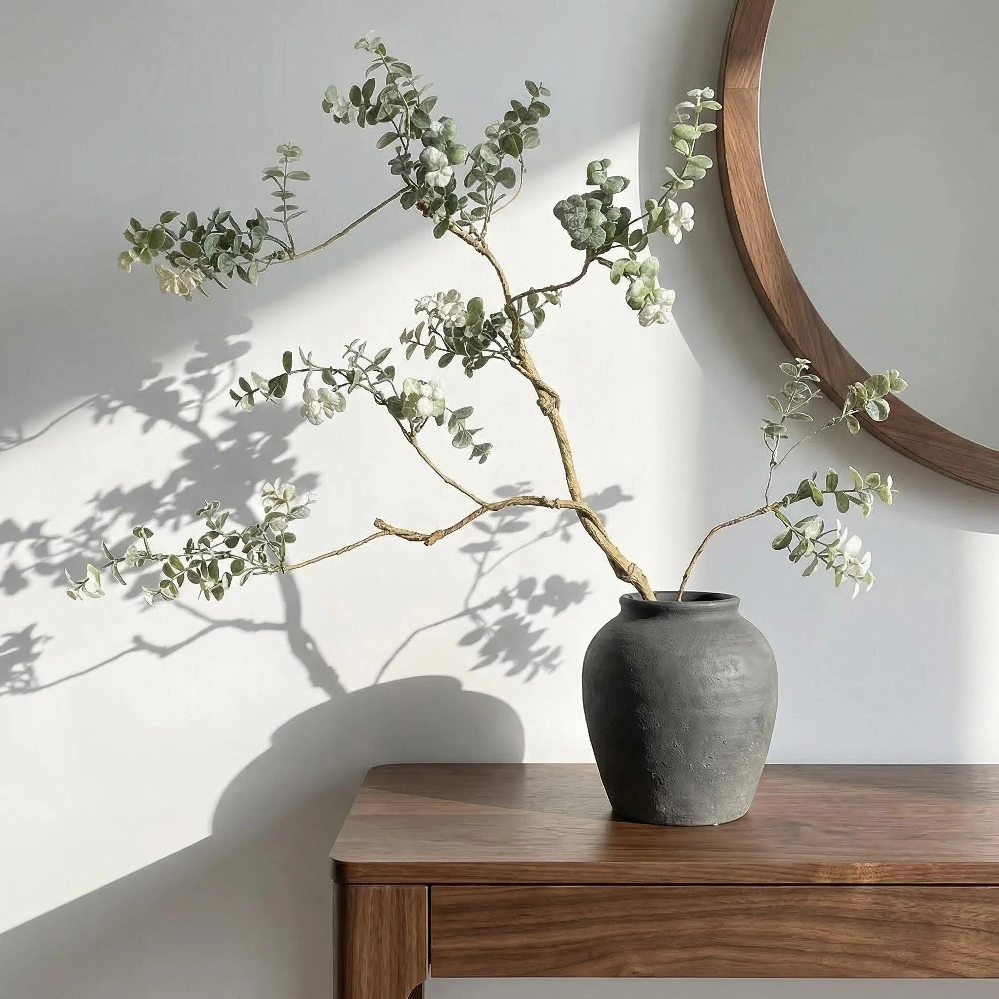 Faux Eucalyptus Branch Stem