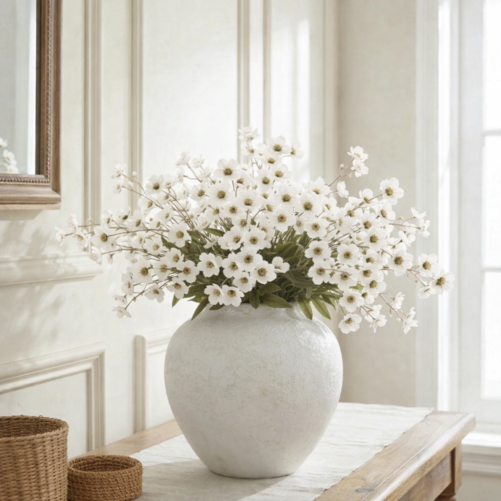 Realistic Wildflowers Artificial Long Floral Stems