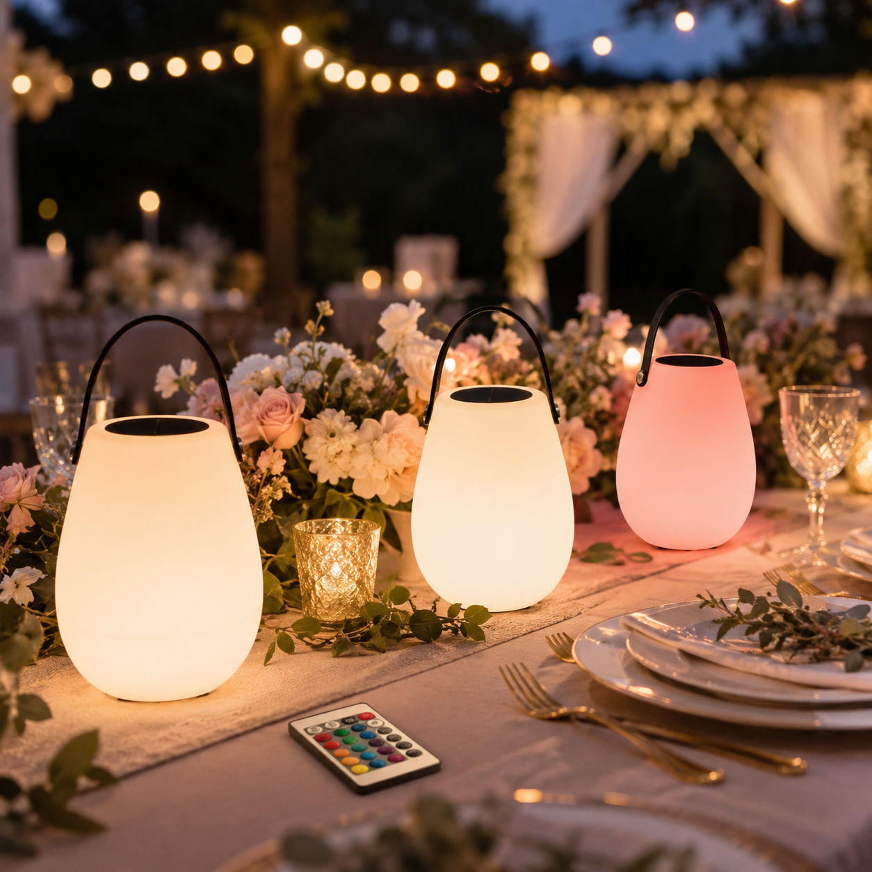 Solar Rechargeable Portable Table Lamp