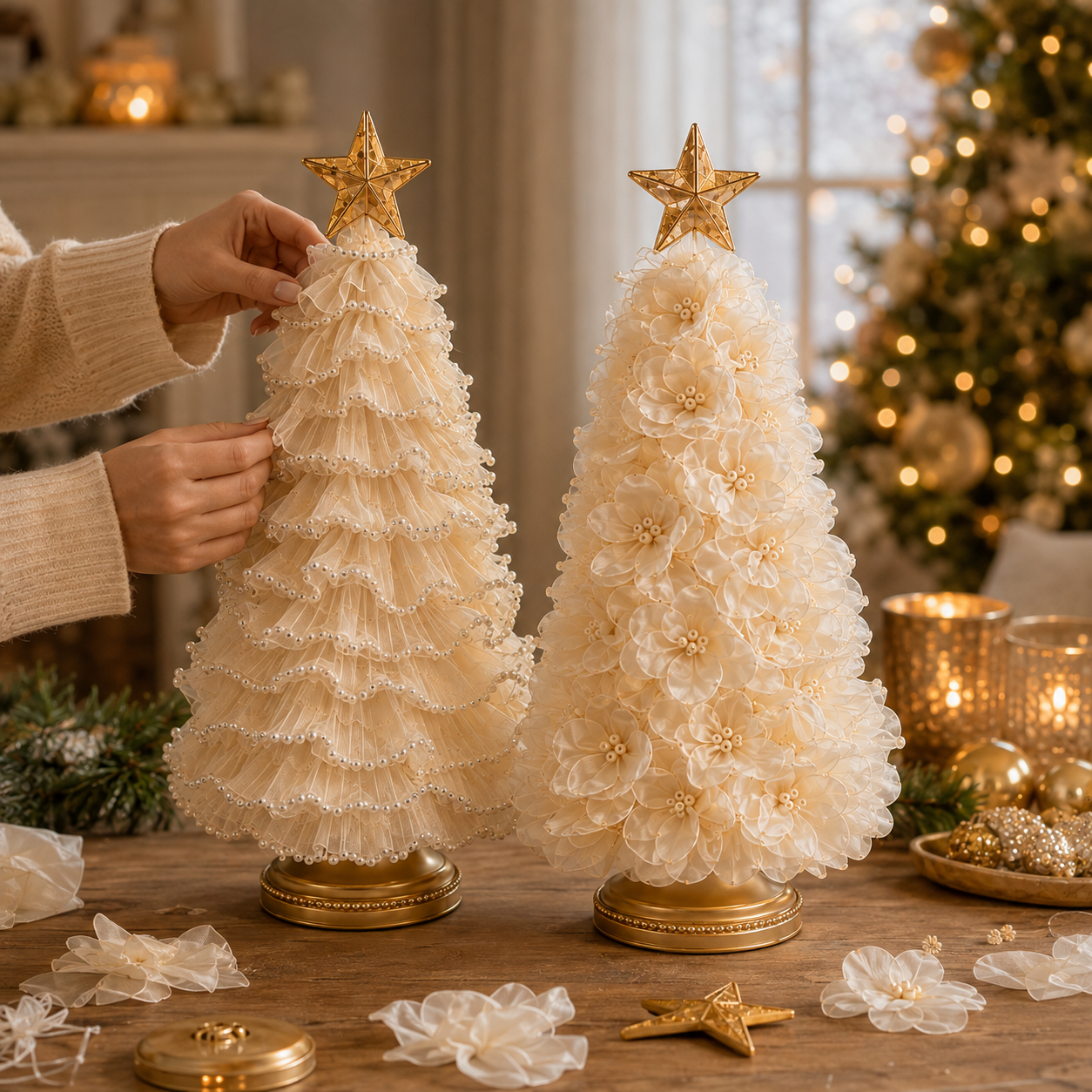 DIY Lighted Christmas Tree Craft Kit