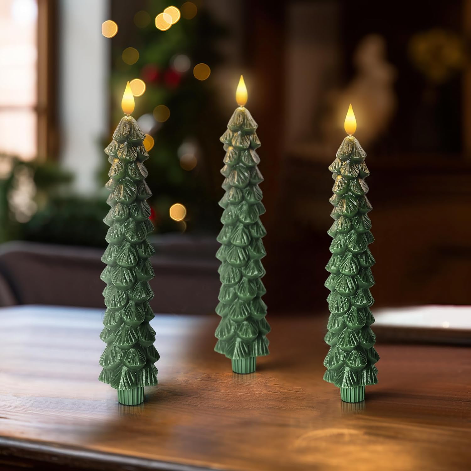 Christmas Tree Candles with Remote