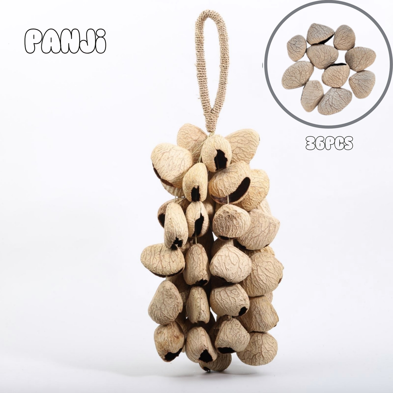18 in Large Fruit Shell Wind Chimes