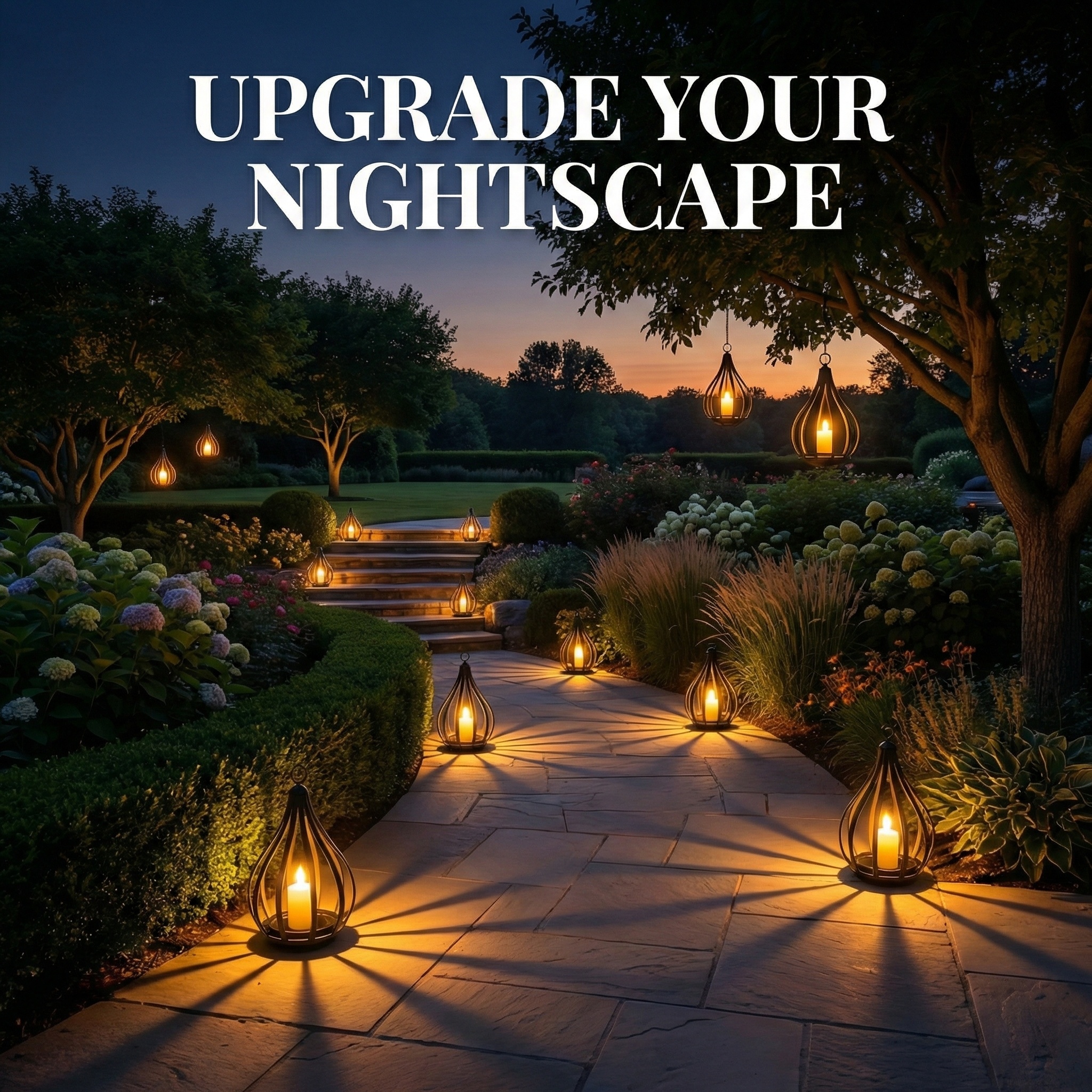 Solar Outdoor Pendant Light