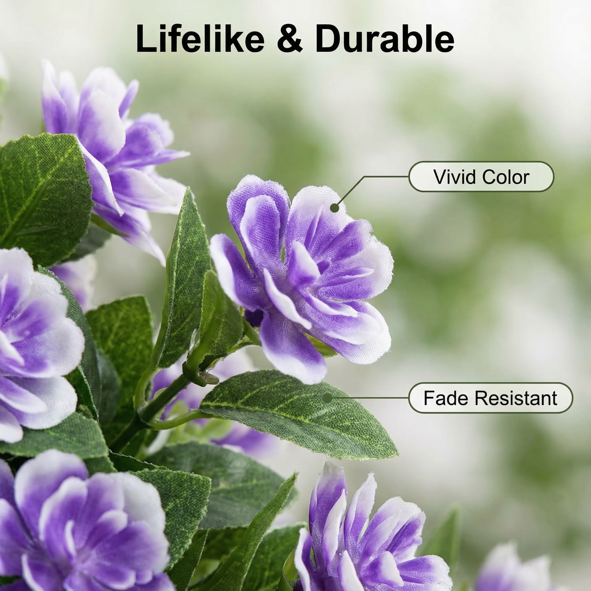 UV-Resistant Artificial Camellia Topiary Tree with Ground Stake for Indoor & Outdoor Decor