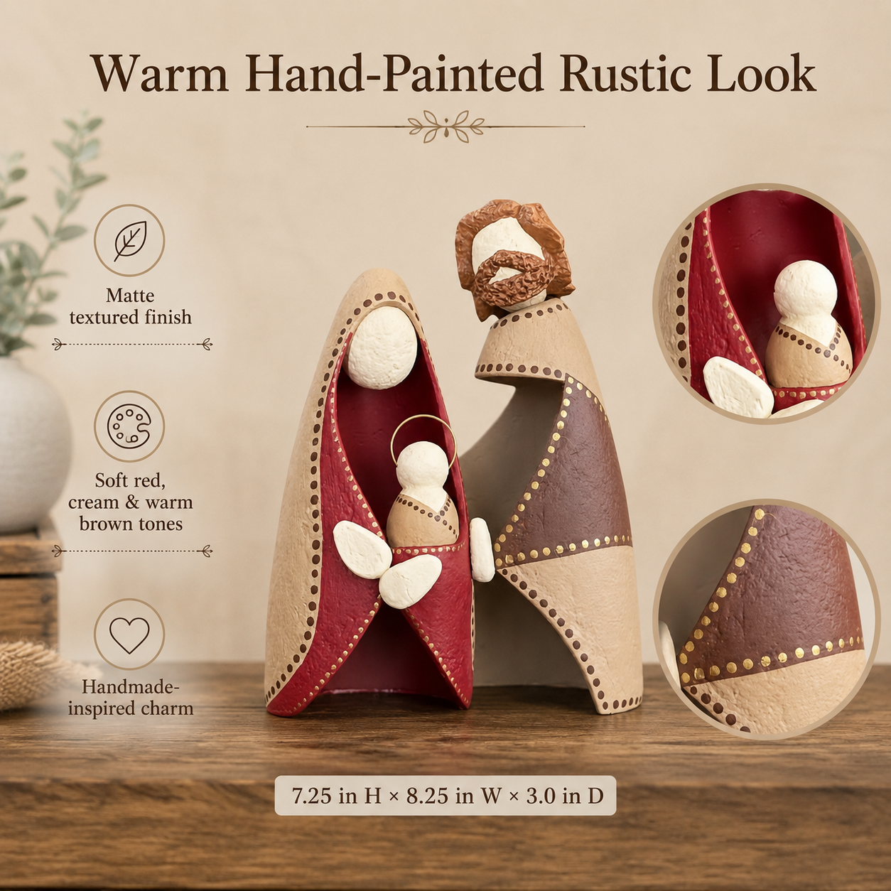 Holy Family Figurine