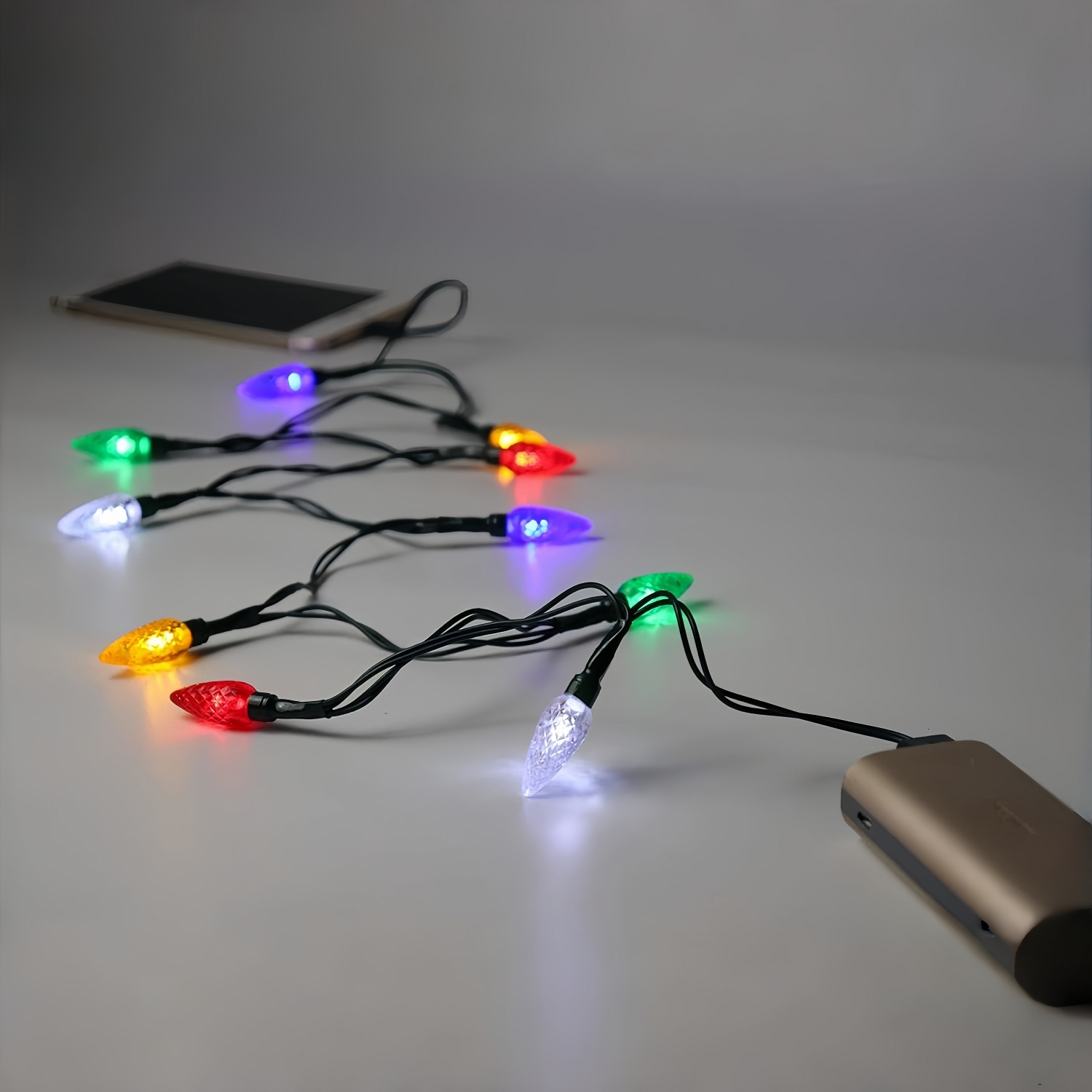 LED Christmas Light Phone Charger Cord