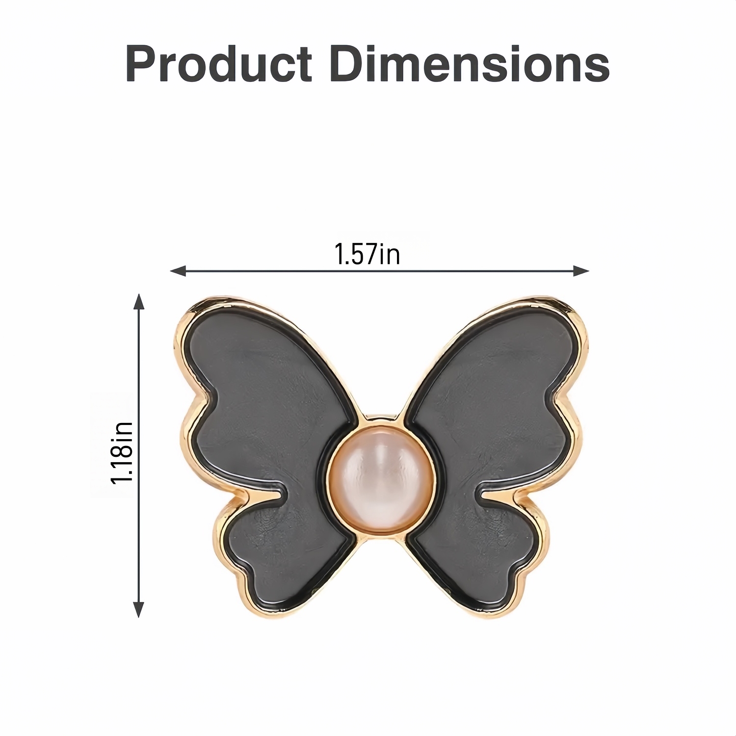 10-Pack Butterfly Waist Cinching Buttons