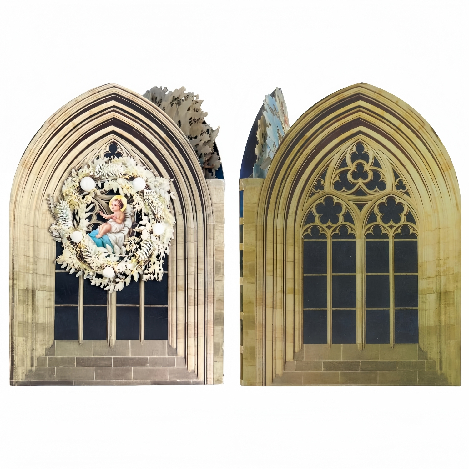 3D Pop-Up Nativity Christmas Card