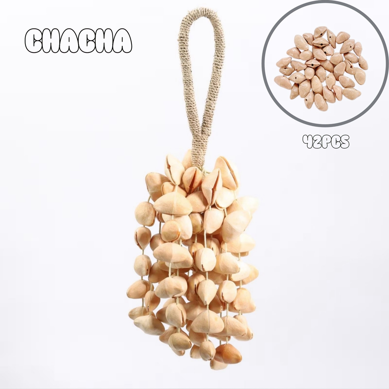 18 in Large Fruit Shell Wind Chimes