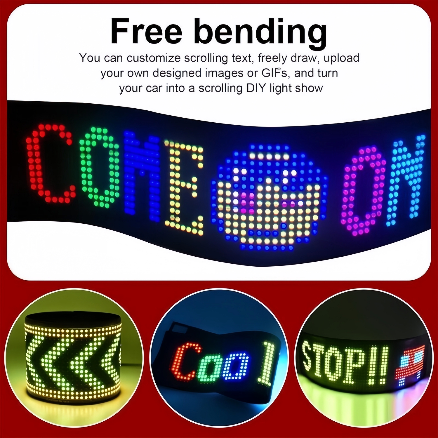 Car Rolling LED Signage