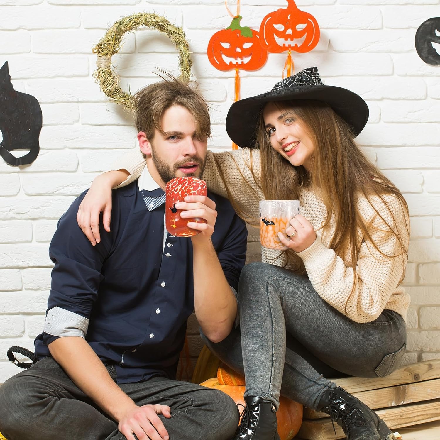 Halloween Icon Glass Cups