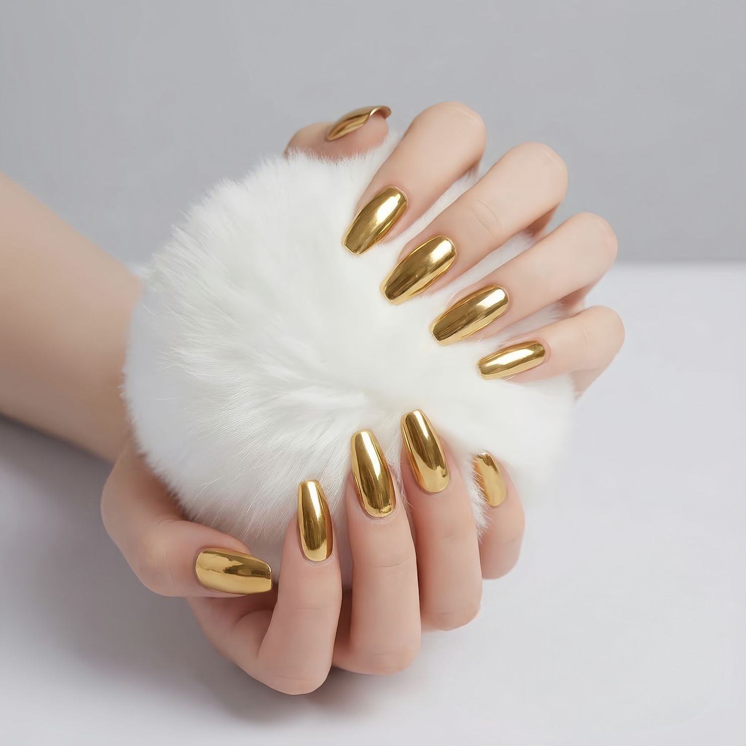 Glamorous Metallic Liquid Chrome Nail Gel Polish