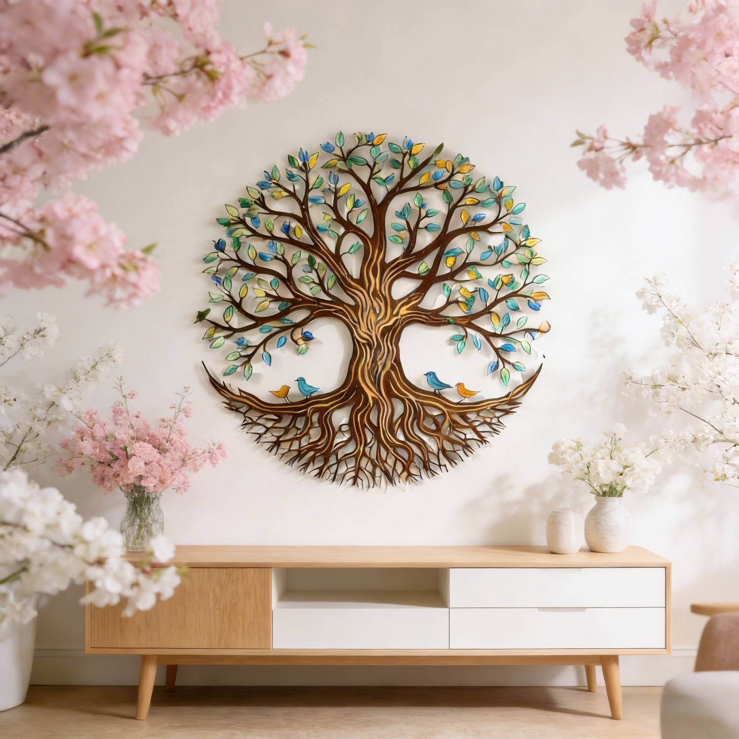 Large Tree of Life Metal Wall Art