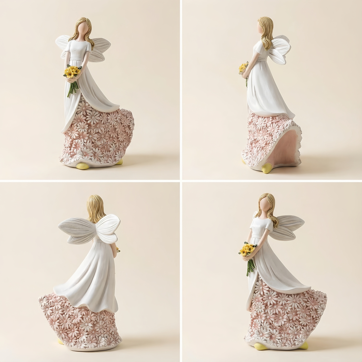 Sunflower Flower Fairy Figurine
