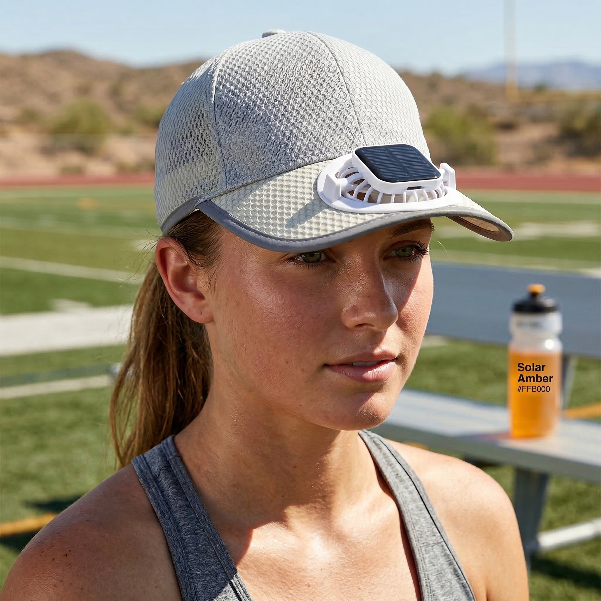 Solar Fan Cooling Baseball Cap