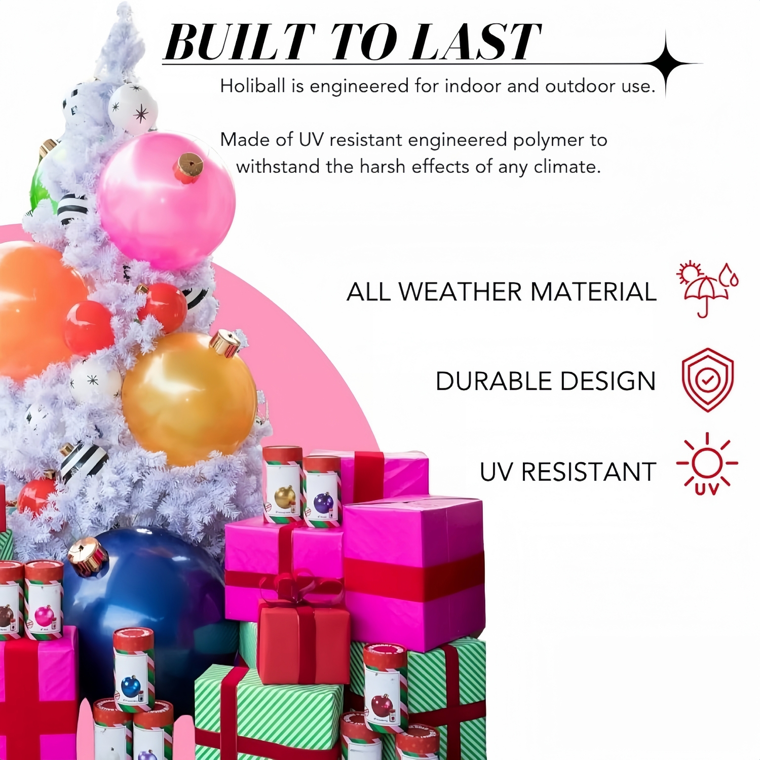 Oversized Inflatable Christmas Ornament Balls