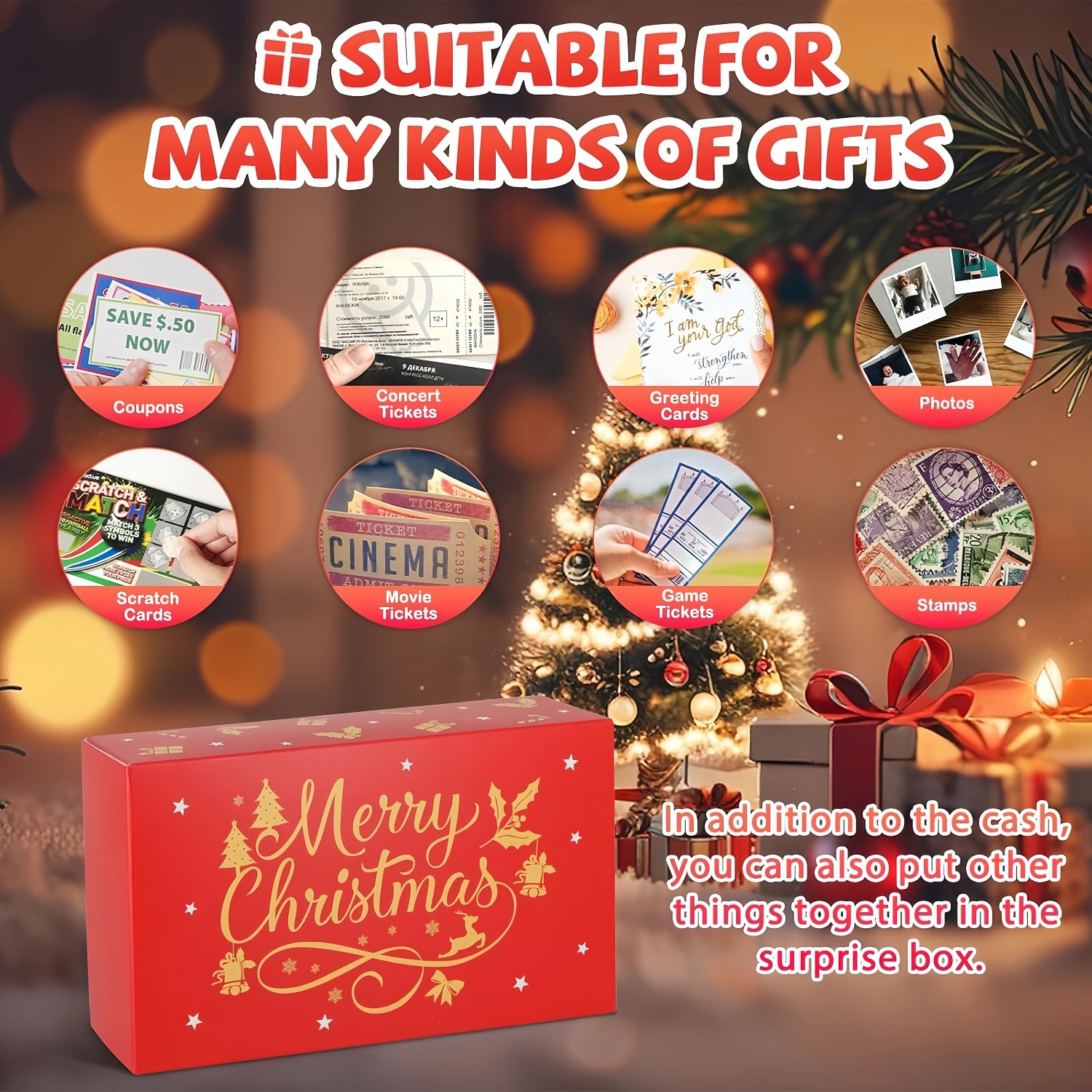 Christmas Surprise Explosion Gift Box