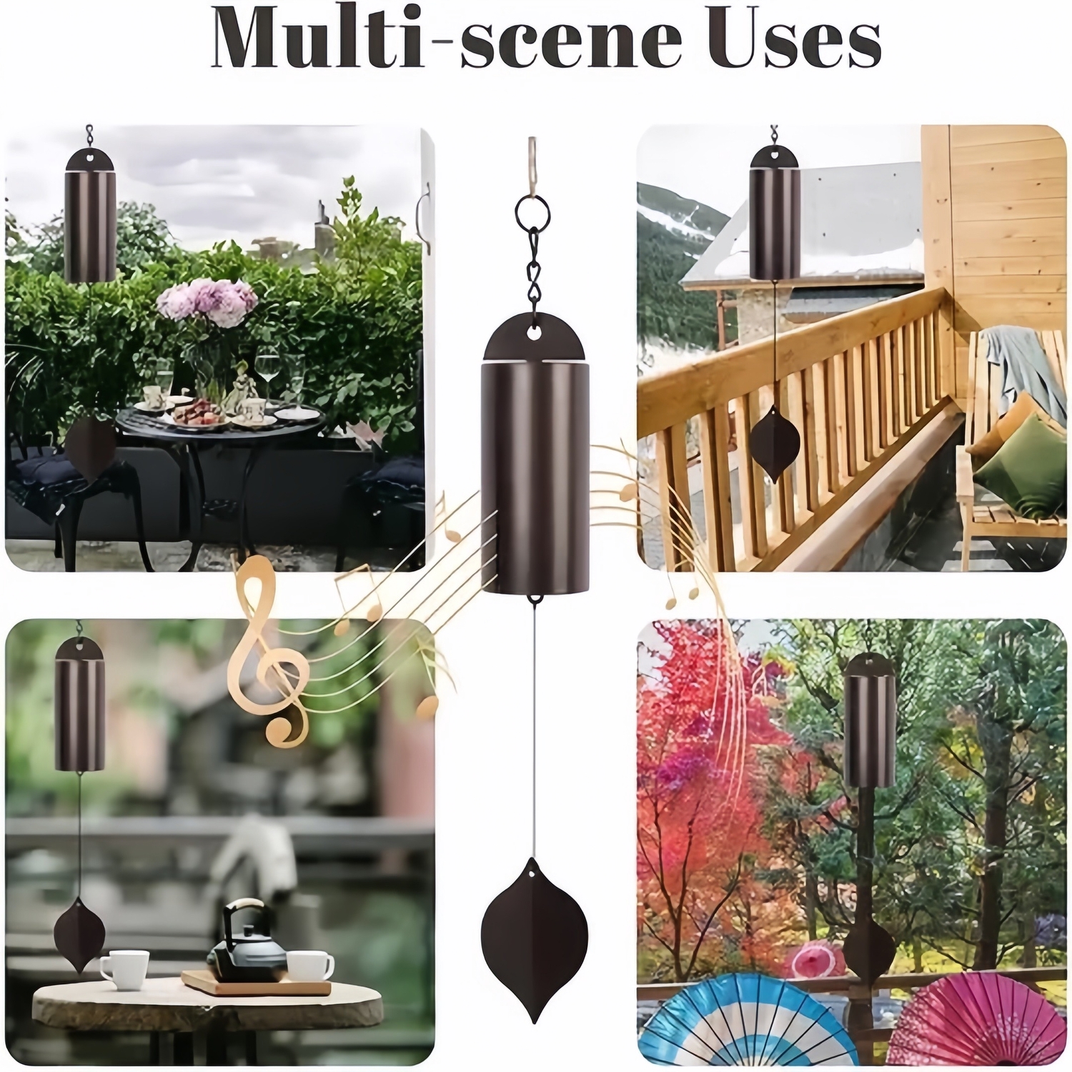 Vintage Metal Wind Chimes