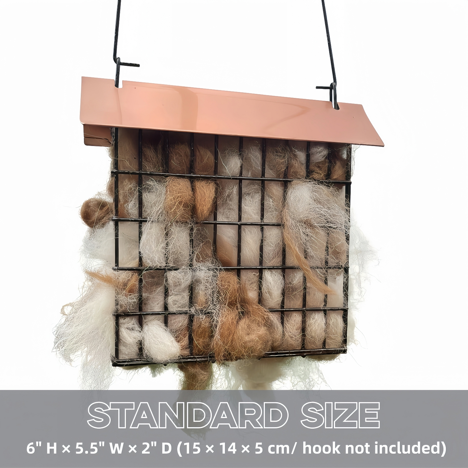 Alpaca Wool Bird Nesting Material Feeder