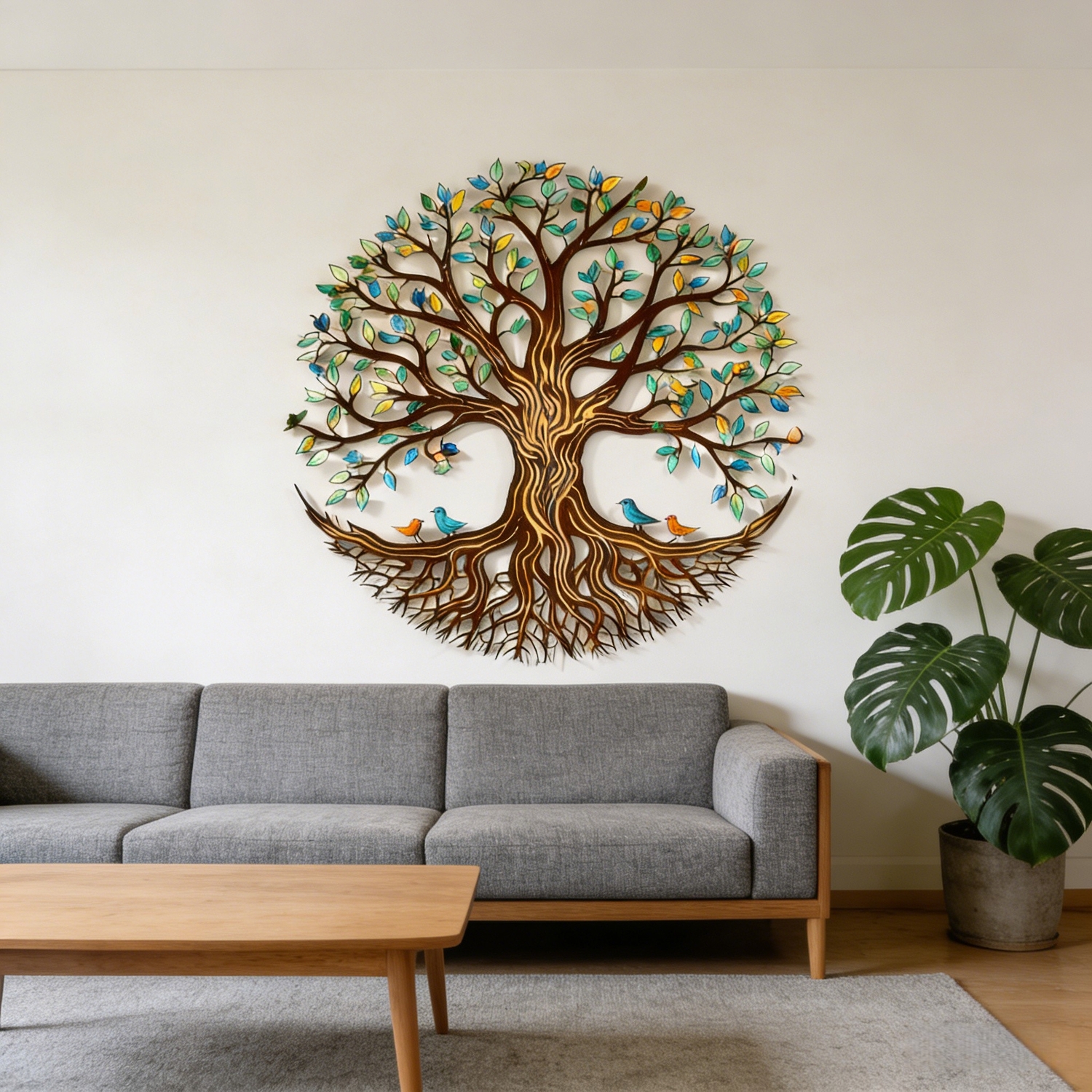Large Tree of Life Metal Wall Art