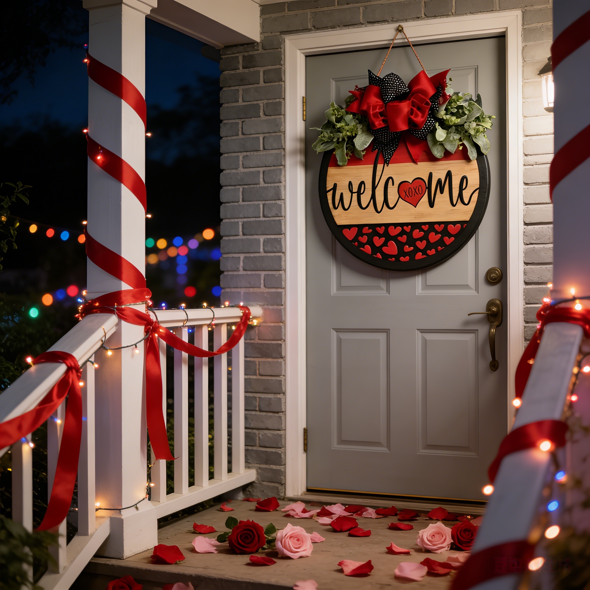 Valentine’s Day Welcome Door Hanger