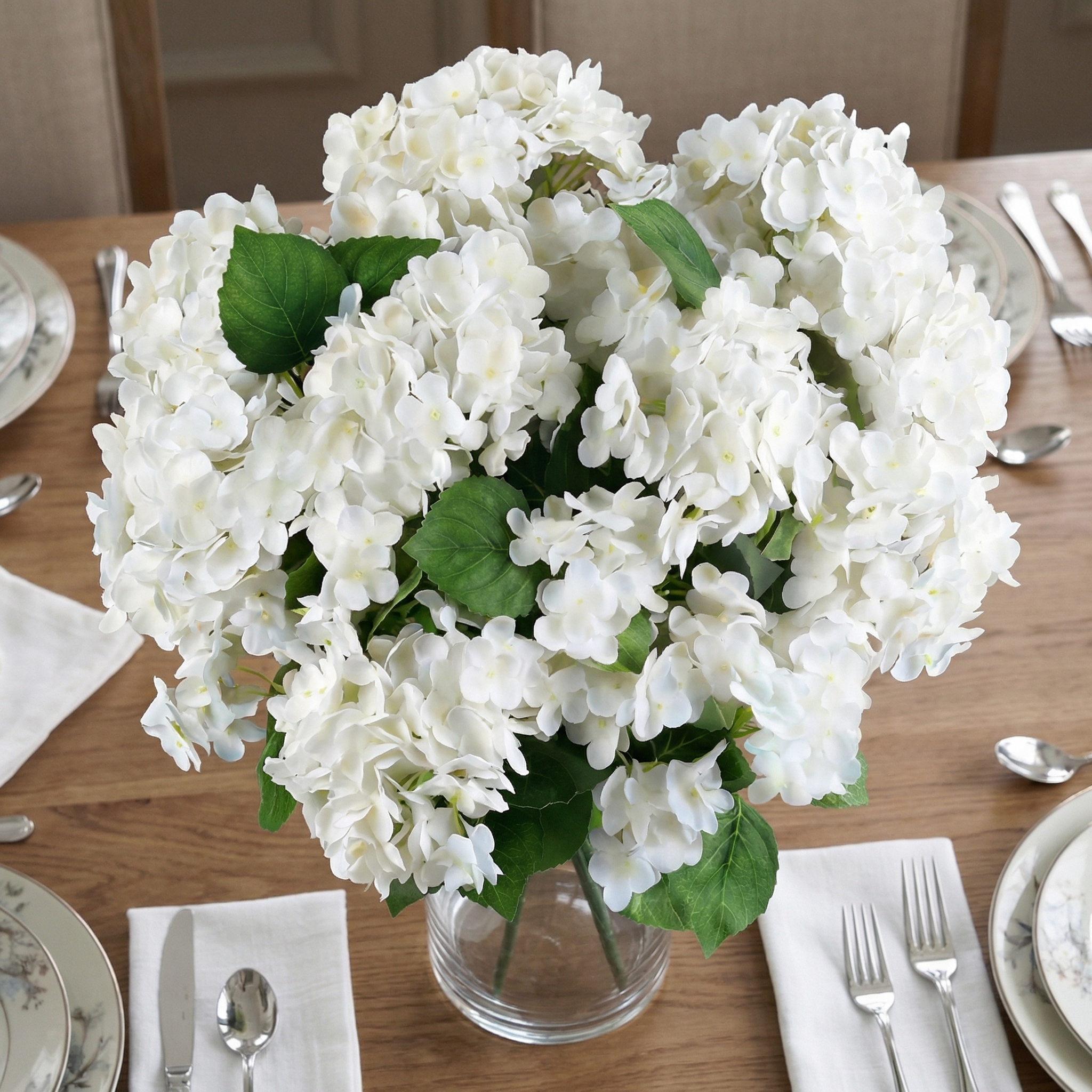 Artificial Outdoor Hydrangea Bush – UV resistant, Waterproof, Windproof , No watering , No wilting 