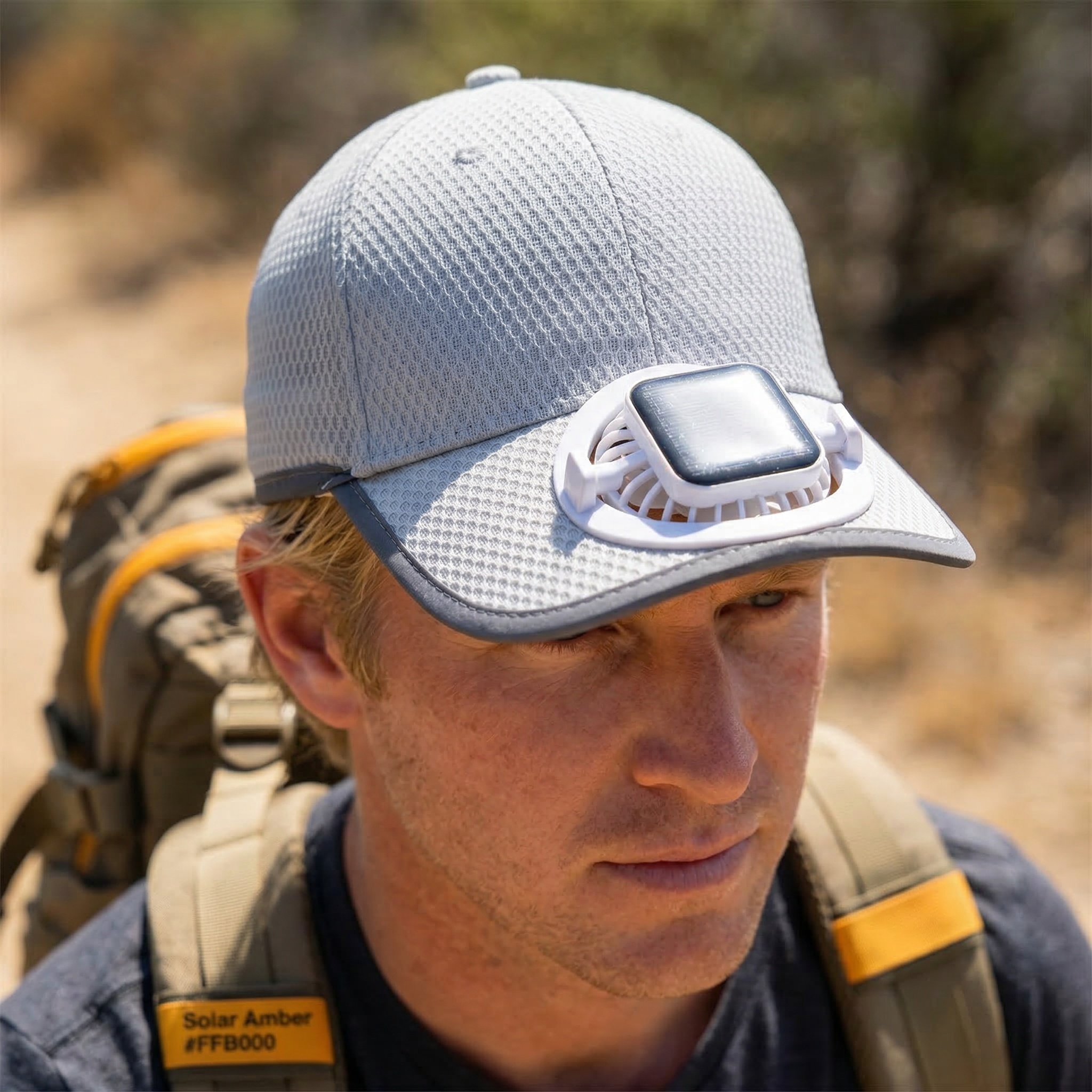 Solar Fan Cooling Baseball Cap