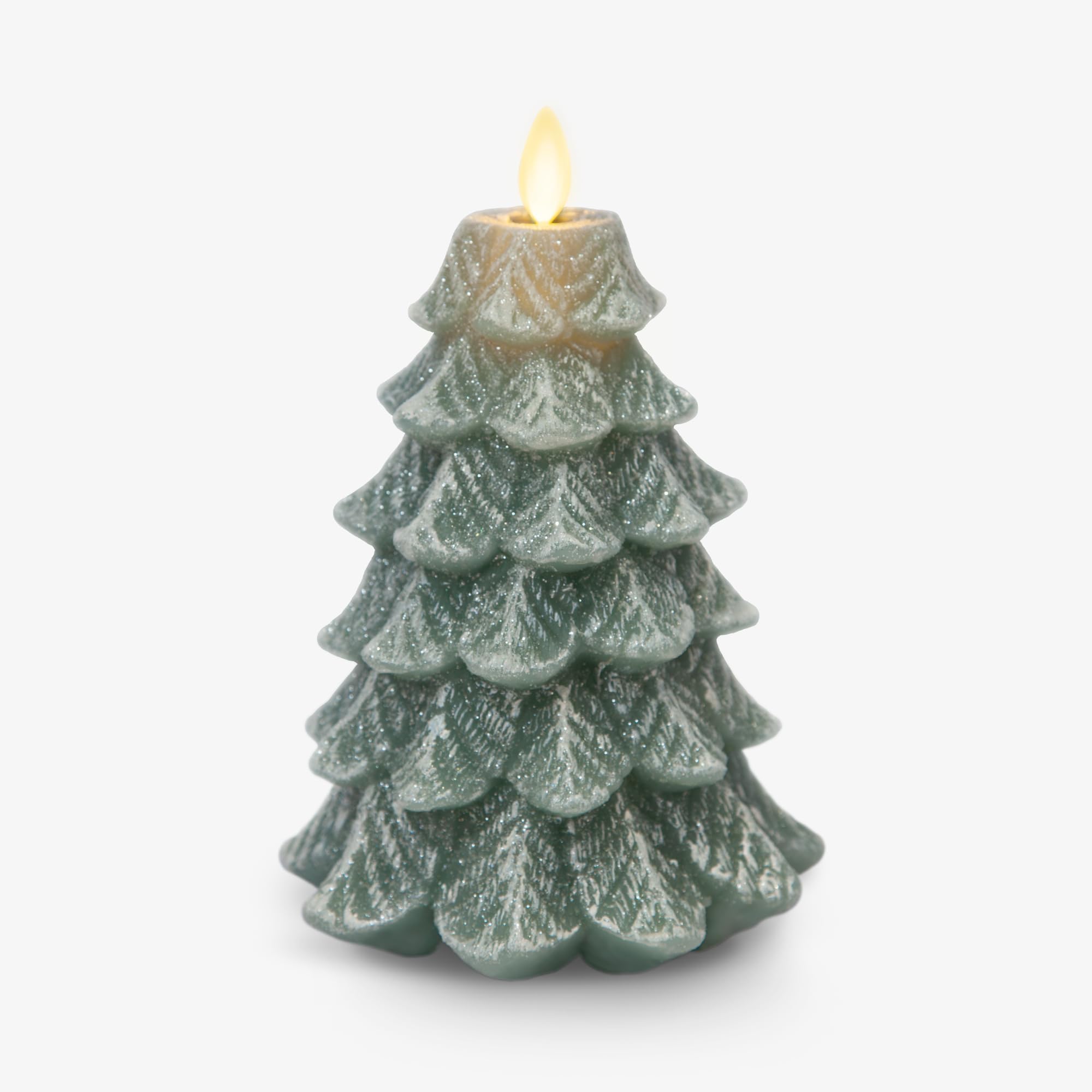 Christmas Tree Flameless Candle Moving Flame Effect LED Candle