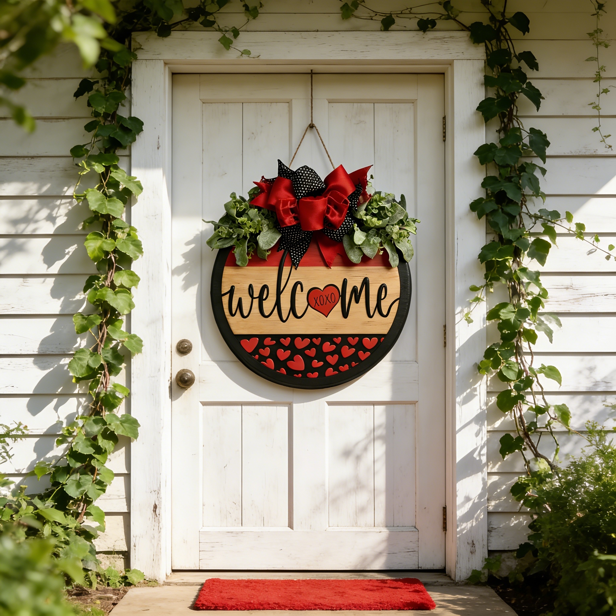 Valentine’s Day Welcome Door Hanger