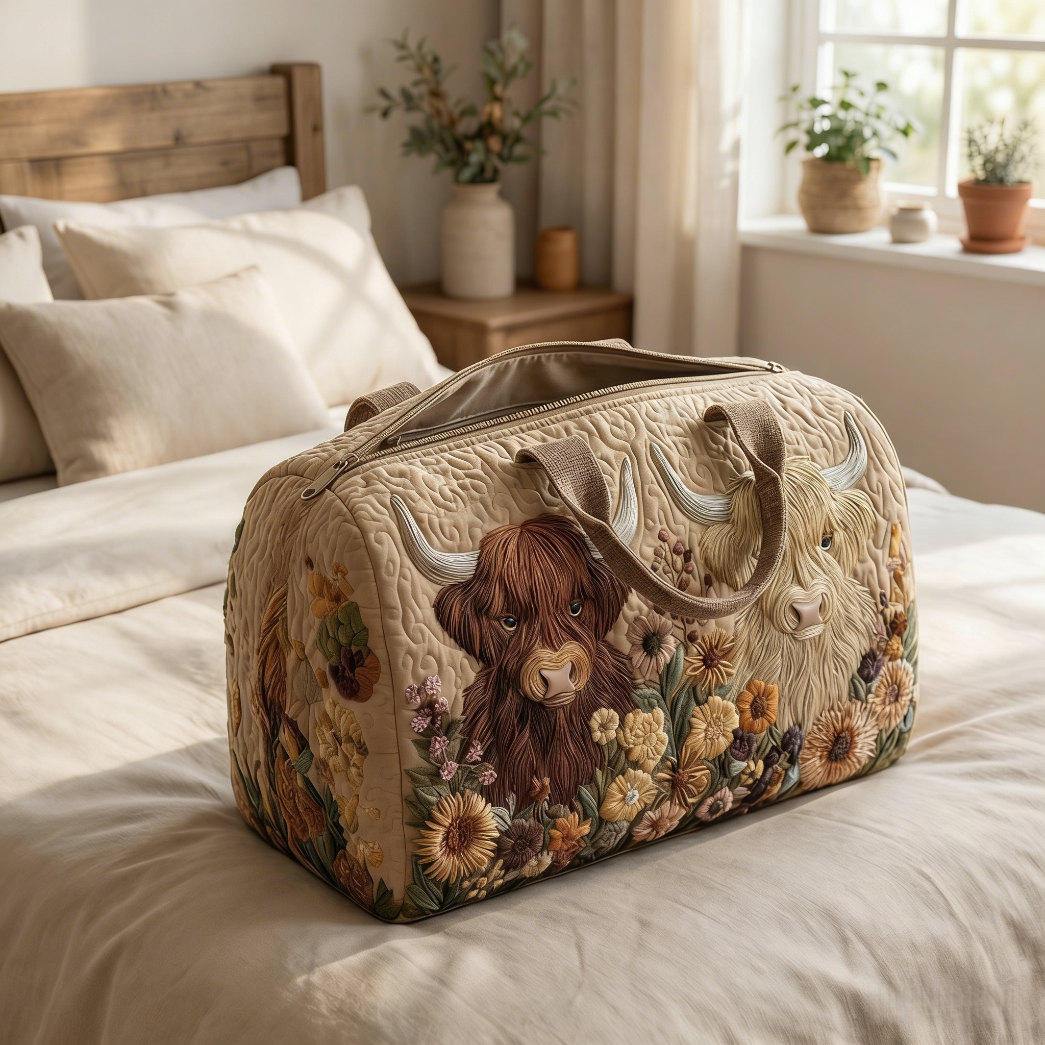 Unisex Quilted Weekender Bag