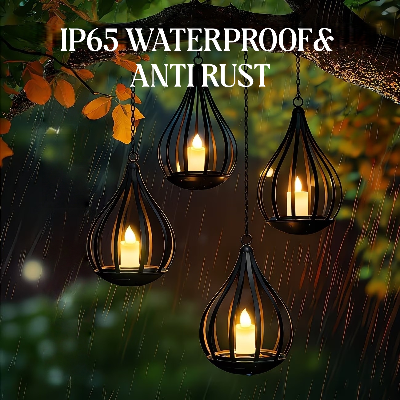 Solar Outdoor Pendant Light