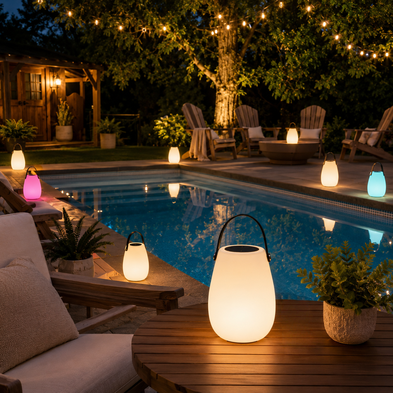 Solar Rechargeable Portable Table Lamp