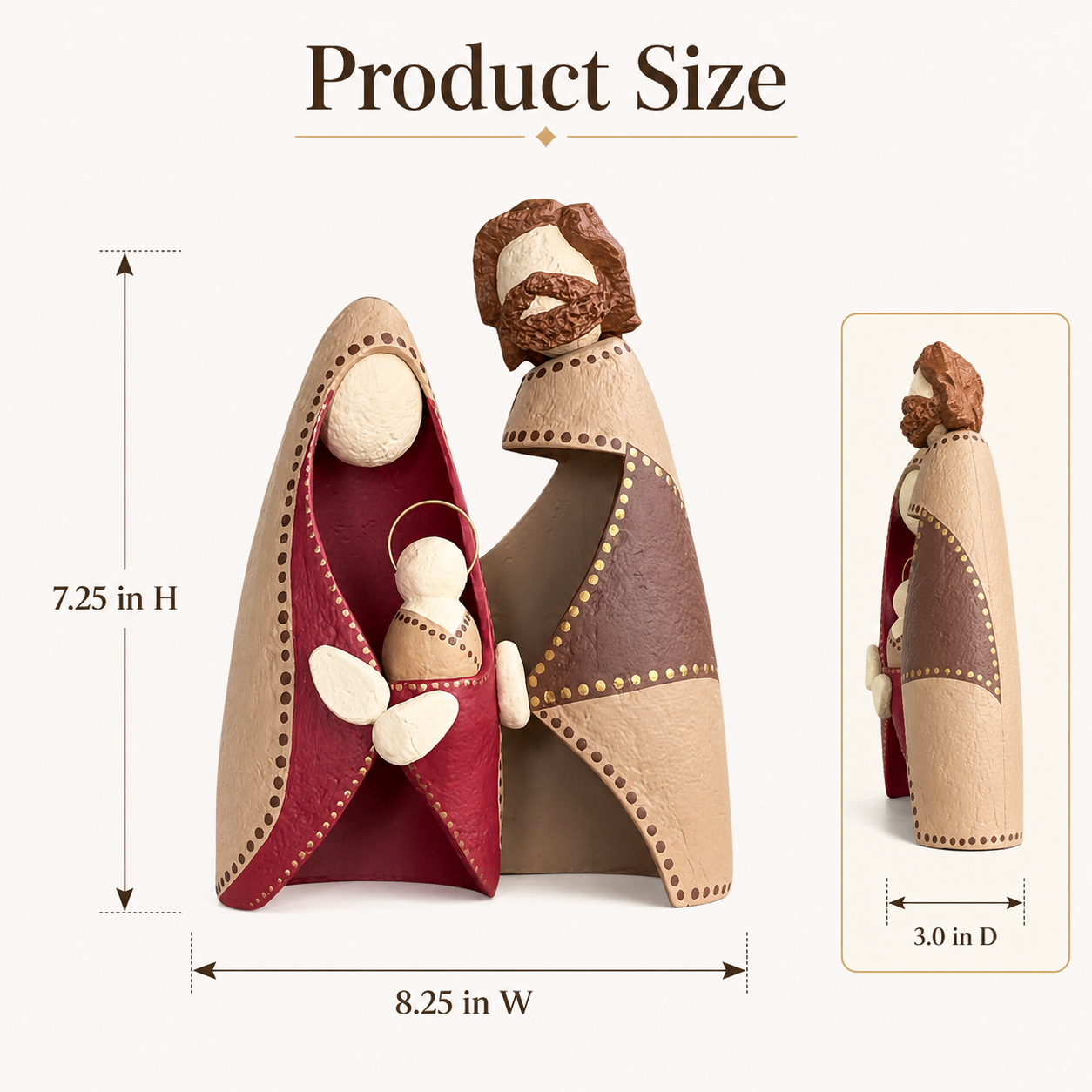 Holy Family Figurine