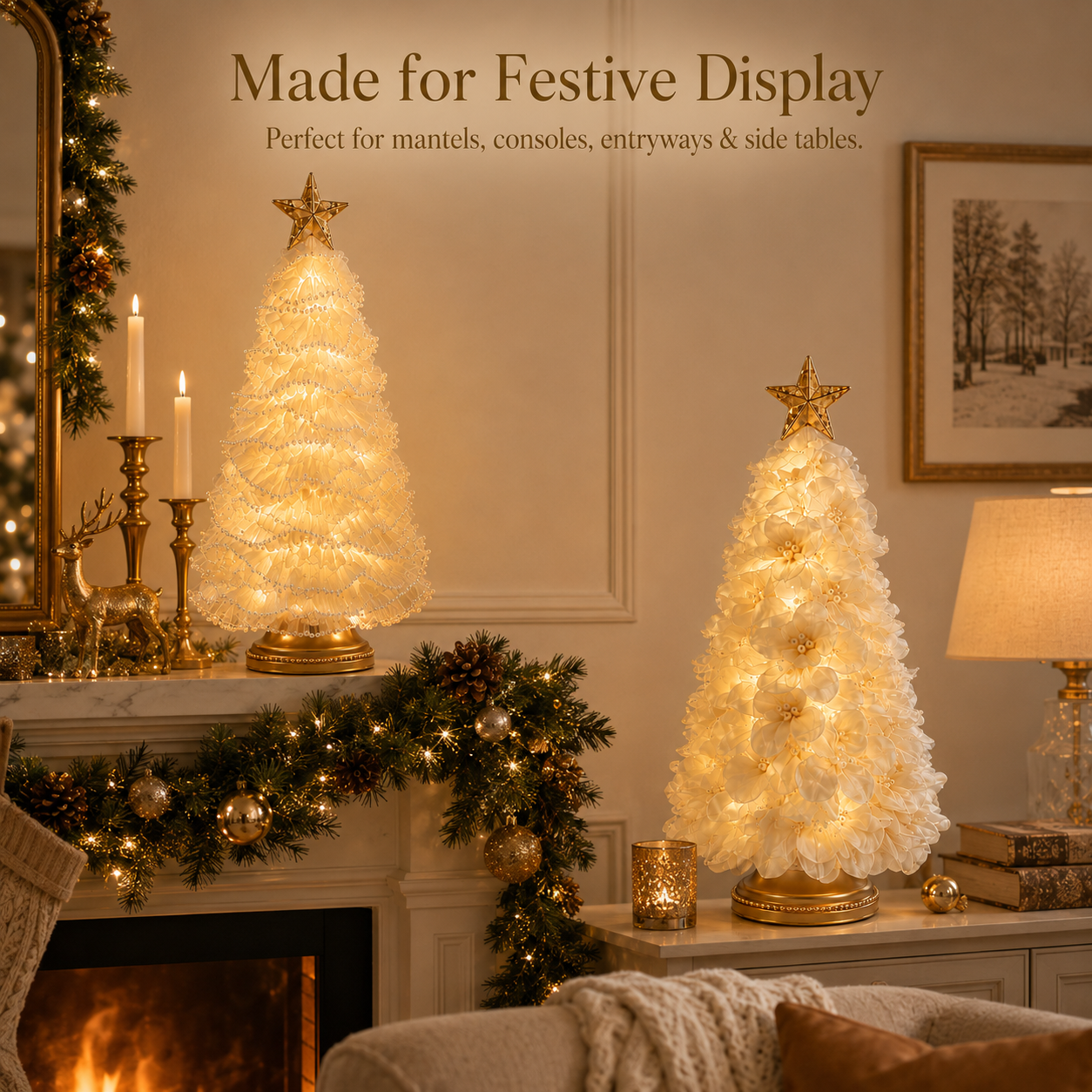 DIY Lighted Christmas Tree Craft Kit