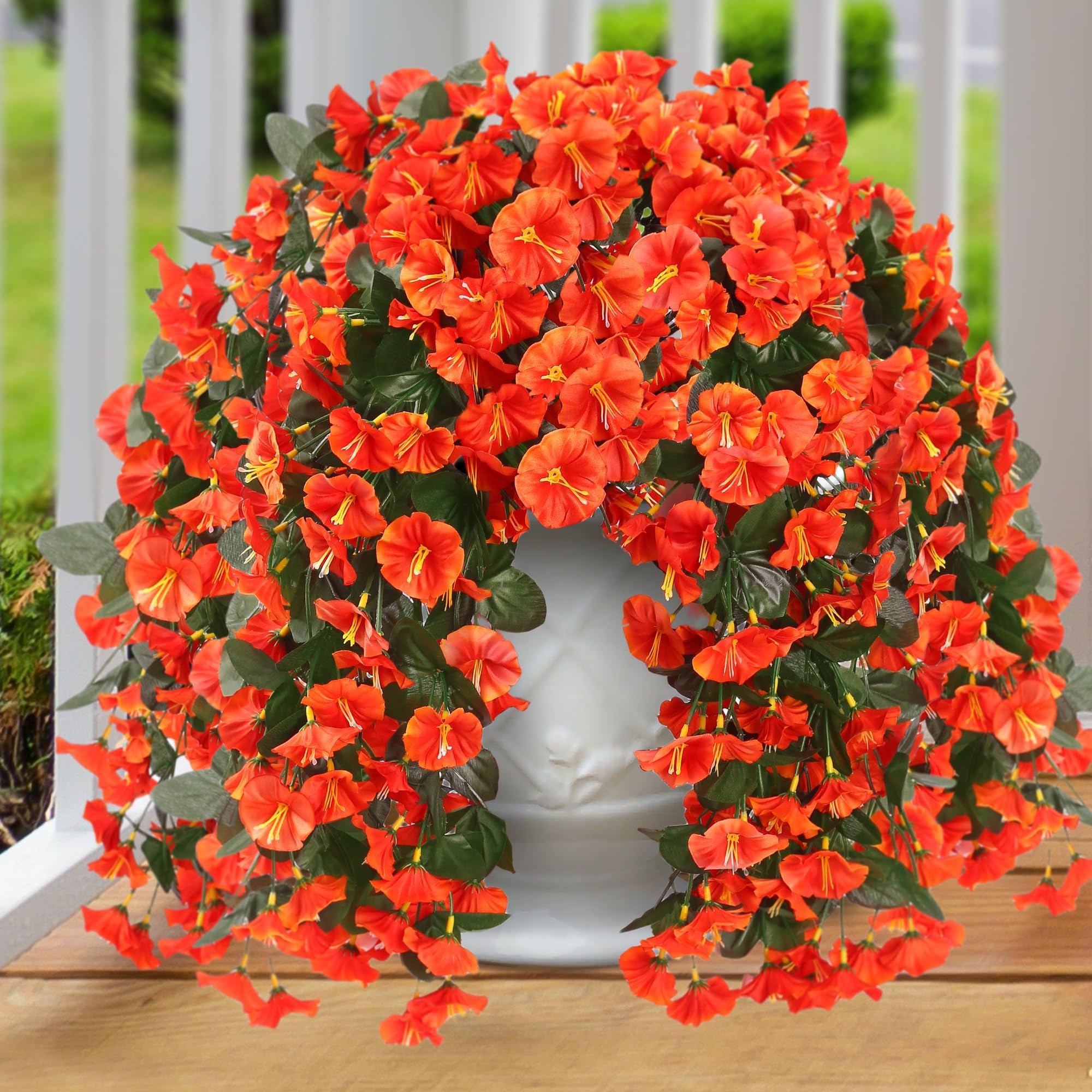 Artificial Faux Hanging Flowers Plants