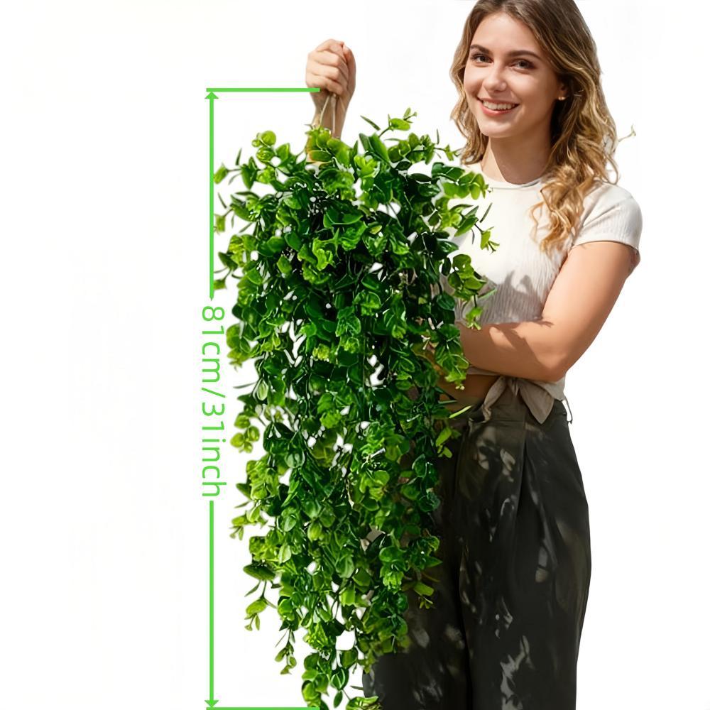  31-inch Lush Green Artificial Ivy Vines - UV Resistant Hanging Plant