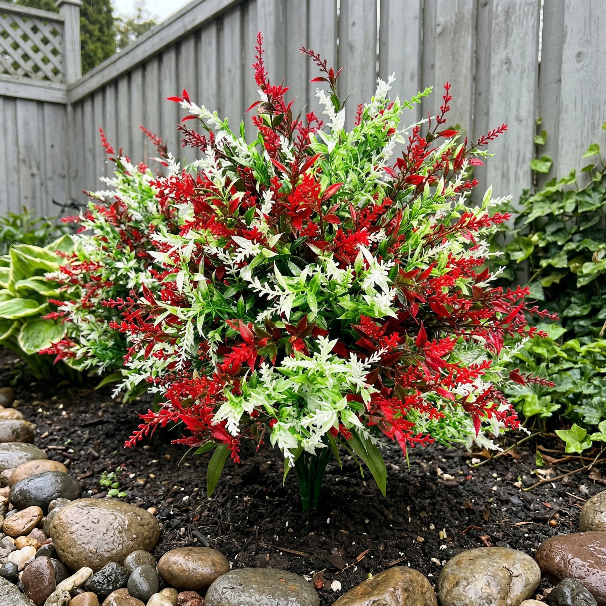 Artificial Lavender with Ground Stake