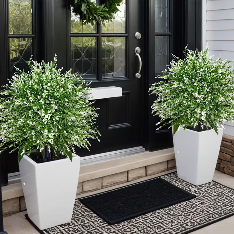 Artificial Lavender with Ground Stake