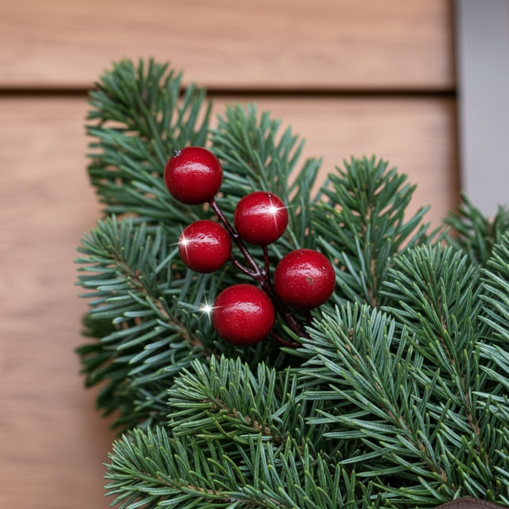 Purrfect Cat-Shaped Evergreen Wreath